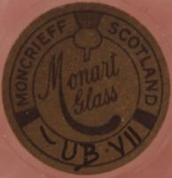 Monart glass label type G2